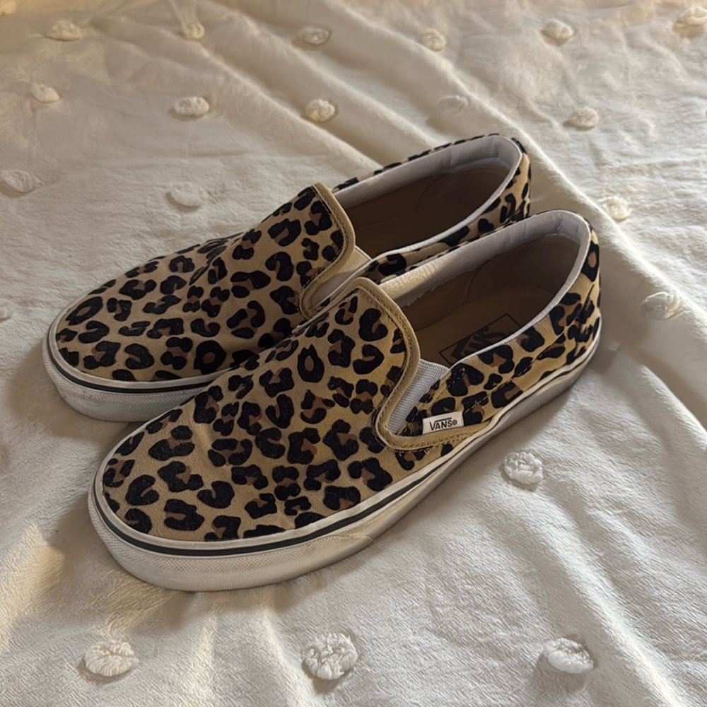 Cheetah print vans